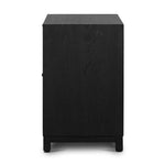 Millie Nightstand Drifted Matte Black Veneer Side View 233093-002