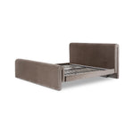 Four Hands Mitchell Bed Surrey Fossil Angled View no Mattress