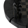 Modern Chess Set Carbonized Black Natural Cracking in Wood 230311-001