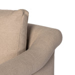 Four Hands Mollie Chaise Lounge Antwerp Taupe Rolled Armrest