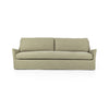 Four Hands Monette Slipcover Sofa Khaki Front Facing View