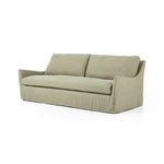 Monette Slipcover Sofa Khaki Angled View Four Hands