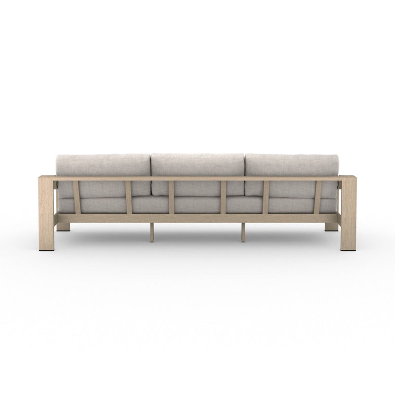 Monterey Outdoor Sofa Stone Grey Back View JSOL-09302K-561