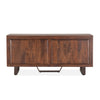 Mountain Lodge Sideboard Premium Dark Walnut Back View FML-SB70PW