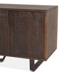 Mountain Lodge Sideboard Premium Dark Walnut Iron Legs FML-SB70PW