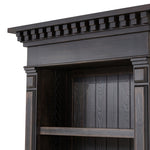 Mr. Percy Found The Top Bookcase Aged Brown Veneer Pine Top Detail 238294-001