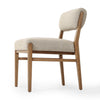 Four Hands Navid Dining Chair Weslie Flax Angled View