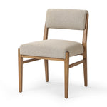 Navid Dining Chair Weslie Flax Angled View Four Hands