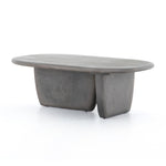 Naya Outdoor Coffee Table Dark Grey Angled View VEVR-064