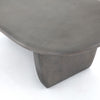 Naya Outdoor Coffee Table Dark Grey Rounded Edge Detail VEVR-064