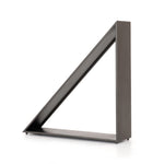 Nero Firewood Storage Coated Gunmetal Triangle Shape Four Hands