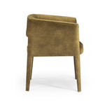 Co.House Designs Nico Dining Armchair Dark Green Side View