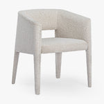 Nico Dining Armchair Ivory Angled View CH-1002269-VN15-FN-DN-DC-IV-AR