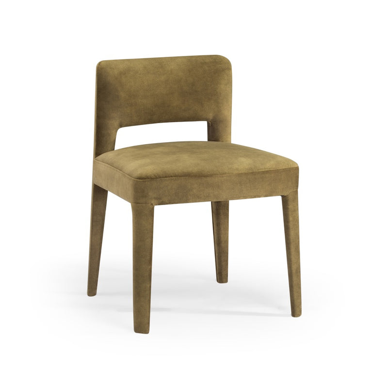 Nico Dining Chair Dark Green Angled View CH-1001697-VN15-FN-DN-DC-DG-SD