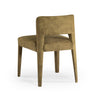 Co.House Designs Nico Dining Chair Dark Green Angled Back View