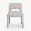 Nico Dining Chair Ivory Boucle Front Facing View CH-1001696-VN15-FN-DN-DC-IV-SD