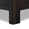 Noeline 6 Drawer Dresser Smoked Black Oak Veneer Square Legs 240593-001