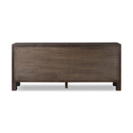 Noeline 6 Drawer Dresser Smoked Black Oak Veneer Back View 240593-001