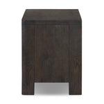 Noeline Nightstand Smoked Black Oak Veneer Side View Four Hands