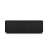 Nyland Media Console Black Mahogany Veneer Back View 232366-002