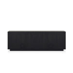 Nyland Media Console Black Mahogany Veneer Back View 232366-002