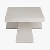 Obelisk Coffee Table White Side View CH-1002001-VN12-FN-LV-CT-WH-OS