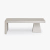 Obelisk Coffee Table White Side View Co.House Designs