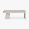 Co.House Designs Obelisk Coffee Table White Front Facing View