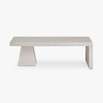 Co.House Designs Obelisk Coffee Table White Front Facing View