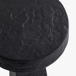 Obelisk Drink Table Black Textured Tabletop Co.House Designs