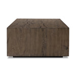 Odell Coffee Table Grey Reclaimed French Oak Side View Four Hands