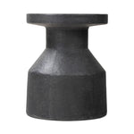 Odeon End Table Distressed Graphite Concrete Side View 240055-001