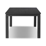 Oman Dining Table Rustic Black Veneer Side View 248794-001