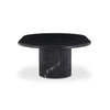 Four Hands Oranda Coffee Table Black Marble Side View