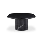 Four Hands Oranda Coffee Table Black Marble Side View