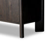 Orwin Bookshelf Smoked Black Oak Angled Legs