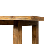 Otto Dining Table Waxed Pine Tabletop Corner 100391-003