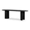 Paden Dining Table - Aged Black Acacia