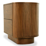 Four Hands Paden Nightstand Seasoned Brown Acacia Angled View