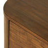 Paden Nightstand Seasoned Brown Acacia Rounded Corner 235328-001