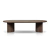 Paden Outdoor Coffee Table Stained Toasted Brown Front Facing View 242665-002