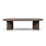 Paden Outdoor Coffee Table Stained Toasted Brown Side View Four Hands