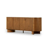 Paden Sideboard Seasoned Brown Acacia Angled View 235536-001