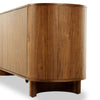 Four Hands Paden Sideboard Seasoned Brown Acacia Rounded Edge Detail