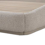 Paloma Bed Sattley Fog Upholstered Fabric Corner Four Hands