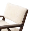 Papile Chair Cream Shearling Solid Oak Armrest Four Hands