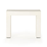 Parish End Table White Concrete Front View Four Hands