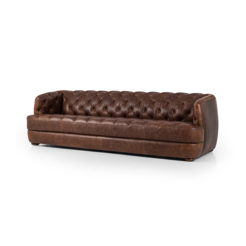 Paul Sofa Raleigh Cigar Angled View Four Hands