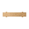 Perot Console Table Light Blonde Pine Top View 245636-002