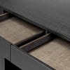 Pilar Desk Ebony Oak Veneer Open Drawers 105068-003